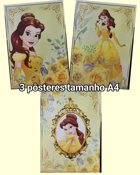 Kit Só Um Bolinho Tema Bela 2.