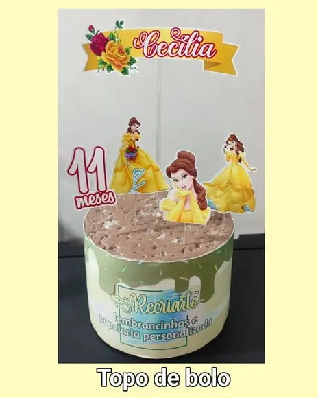 Kit Só Um Bolinho Tema Bela 2.
