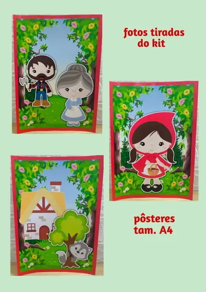 Kit Só Um Bolinho Tema Chapeuzinho Vermelho.