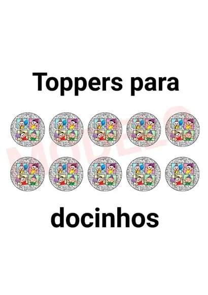 Kit Só Um Bolinho Tema Turma da Mônica