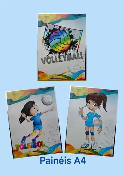 Kit Só Um Bolinho Tema Volleyball.