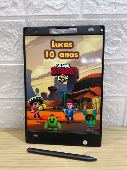 Lousa Mágica Tablet Lcd Tema Brawl Stars