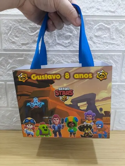 Sacola Surpresa Tema Brawl Stars qlq. Tema