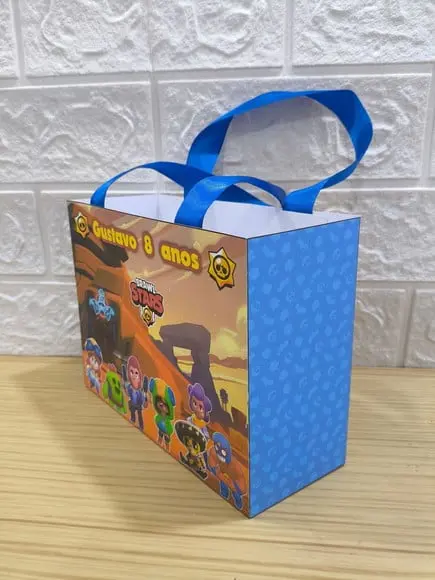 Sacola Surpresa Tema Brawl Stars qlq. Tema