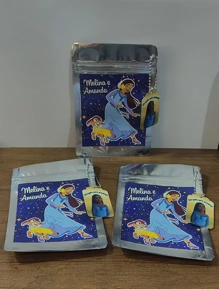 Saquinho Personalizado Tema Wish fazemos Qualquer Tema.
