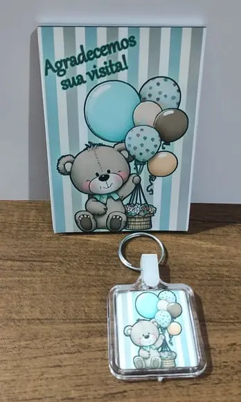 Bloquinho + Chaveiro Personalizado fazemos Qualquer Tema.