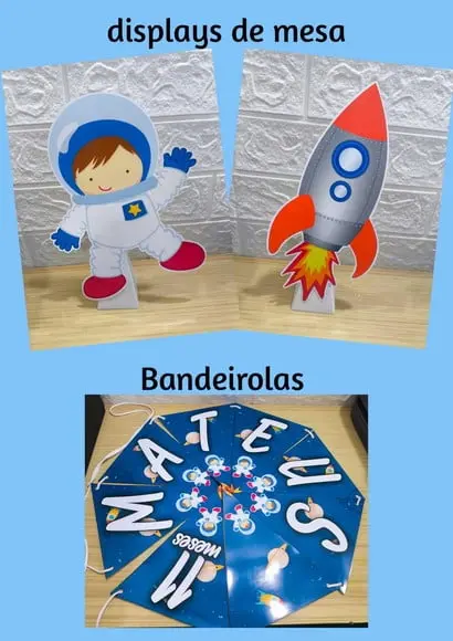 Kit Só Um Bolinho Tema Astronauta.