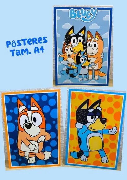Kit Só Um Bolinho Tema Bluey.