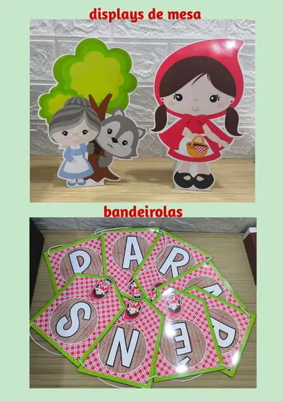 Kit Só Um Bolinho Tema Chapeuzinho Vermelho.