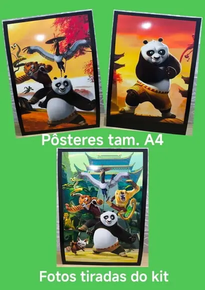 Kit Só Um Bolinho Tema Kung Fu Panda.