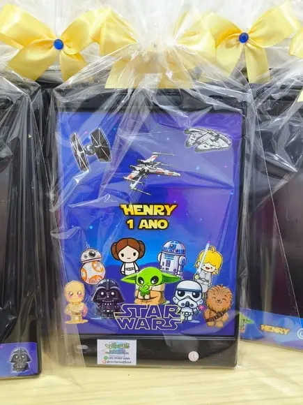 Lousa Mágica Tipo Tablet Tema Stars Wars Baby
