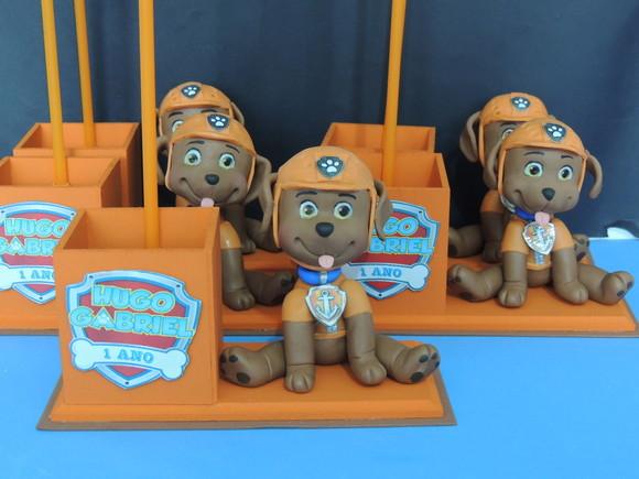 Kit 20 Centros de Mesa Patrulha Canina