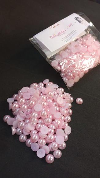 Meia Pérola Rosa