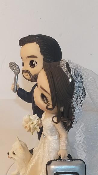 Topo de Bolo para Casamento