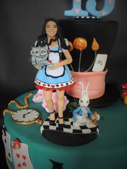 Topo de Bolo Tema Filme Alice