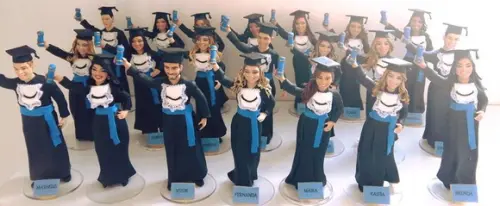 Kit Topo de Bolo para Turma de Formatura