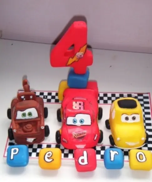Topo de Bolo Carros Disney