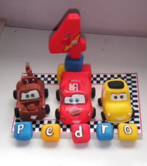 Topo de Bolo Carros Disney