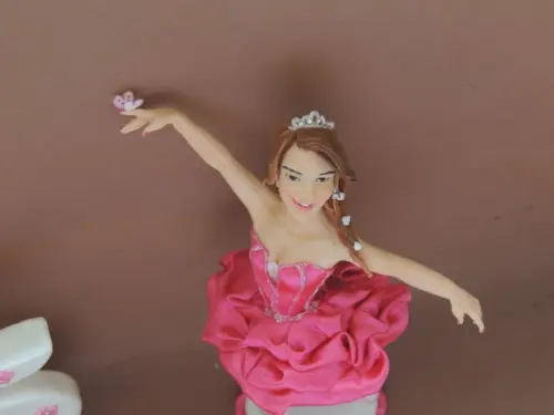 Topo de Bolo Debutante Bailarina