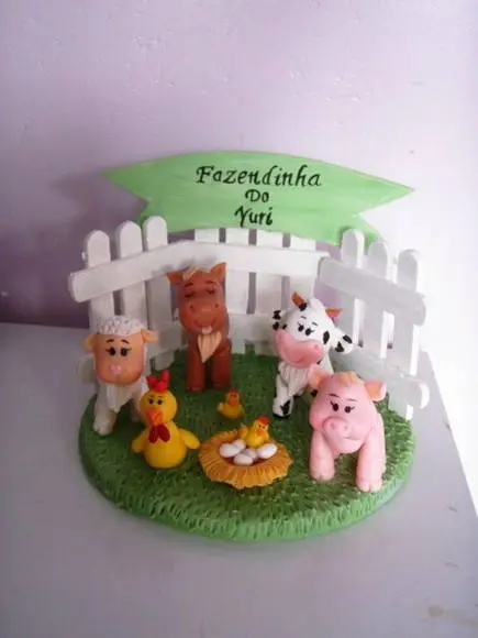 Topo de Bolo Fazendinha