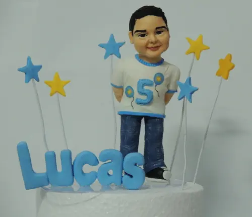 Topo de Bolo Infantil Personalizado