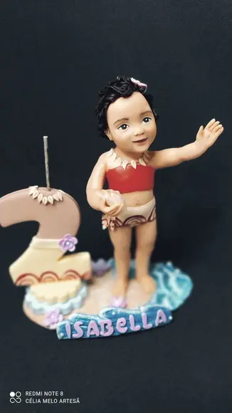 Topo de Bolo Moana