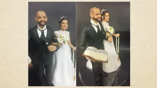 Topo de Bolo para Casamento