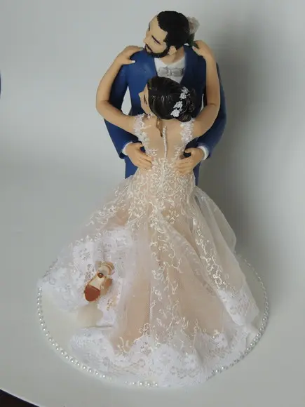 Topo de Bolo para Casamento