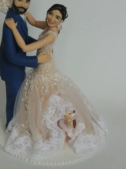 Topo de Bolo para Casamento