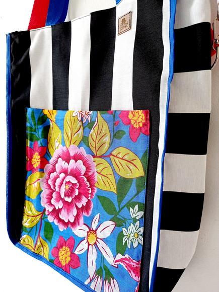Bolsa Artesanal de Tecido com Forro Impermeável Valentina