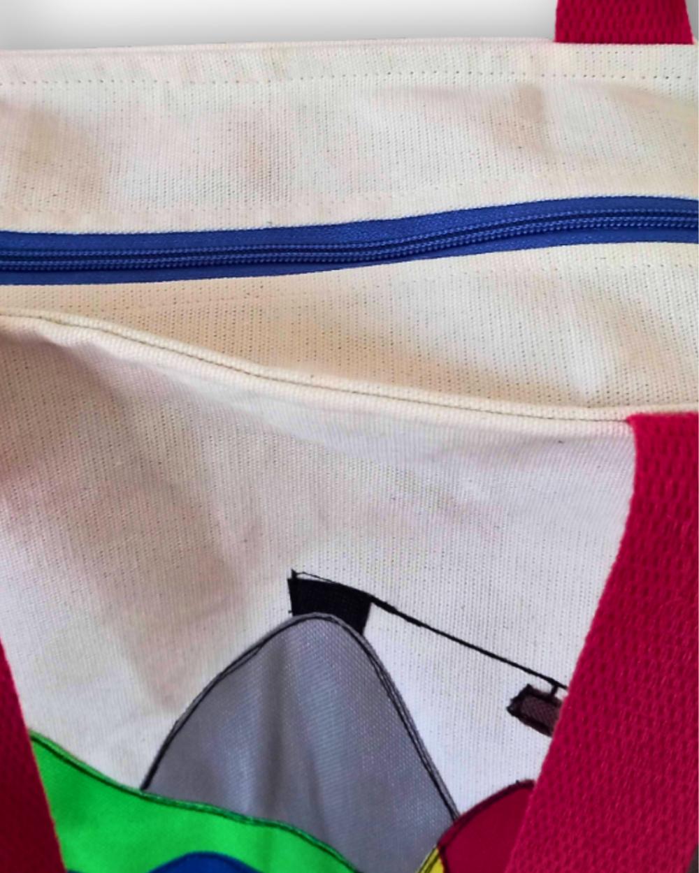 Bolsa Artesanal de Tecido Carioca