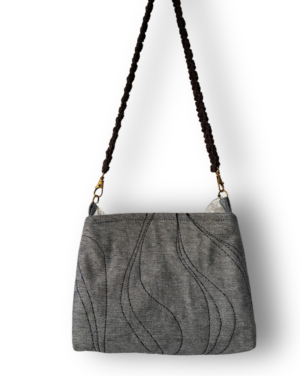 Mini Bolsa Artesanal de Tecido Mayara