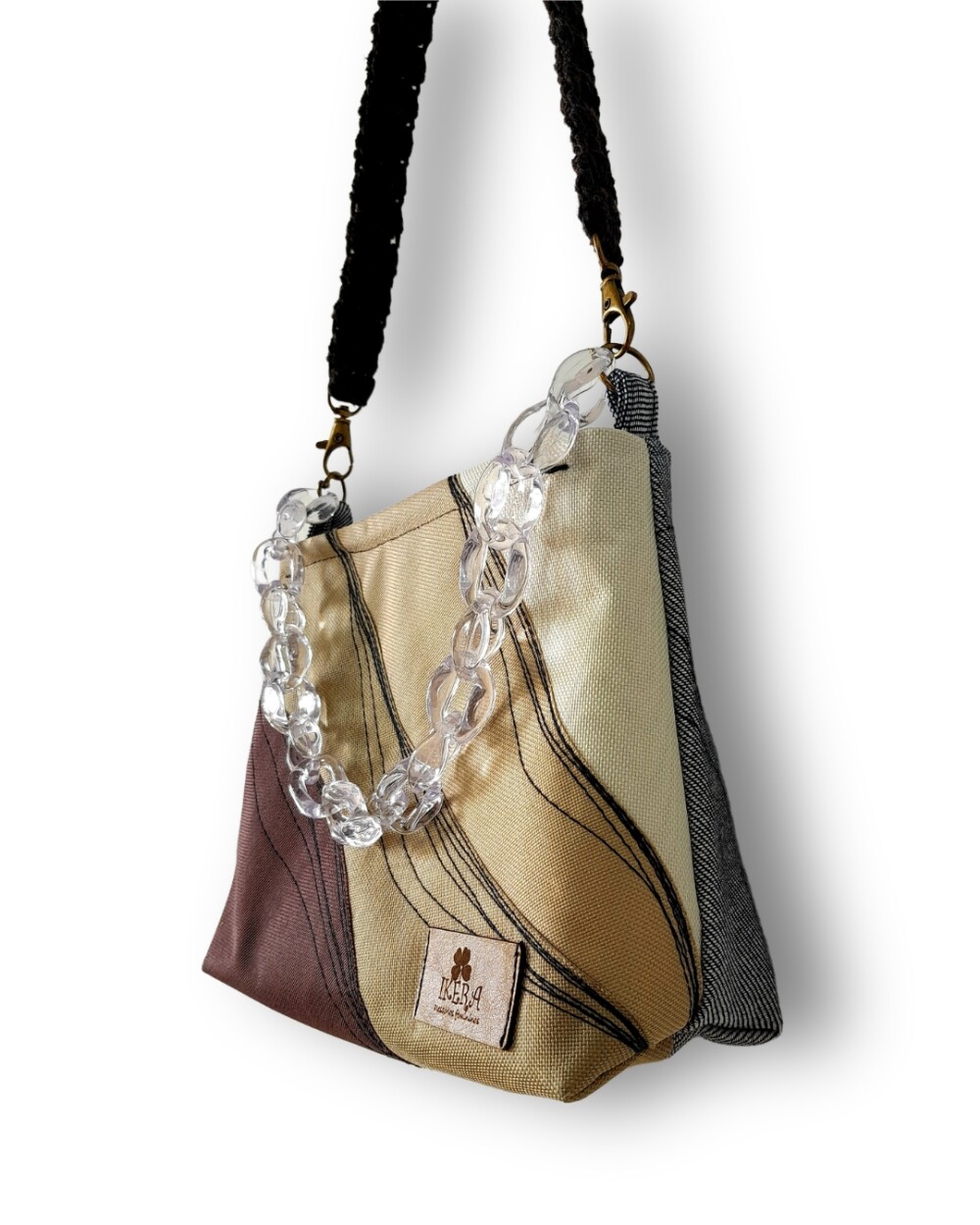 Mini Bolsa Artesanal de Tecido Mayara