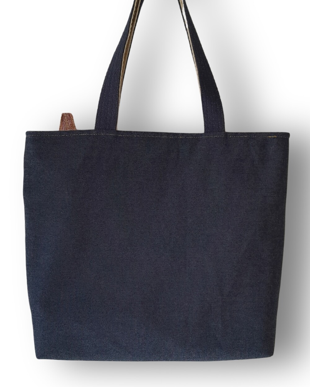 Bolsa Artesanal Feminina Feita no Tecido Jeans