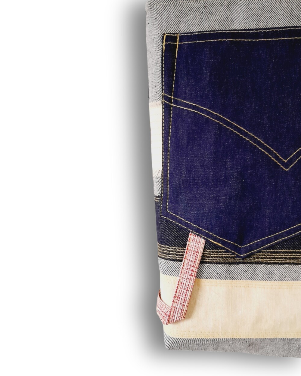 Bolsa Artesanal Feminina Feita no Tecido Jeans