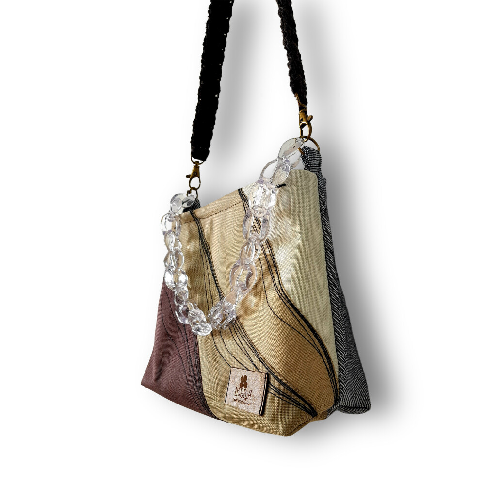 Mini Bolsa Artesanal de Tecido Mayara