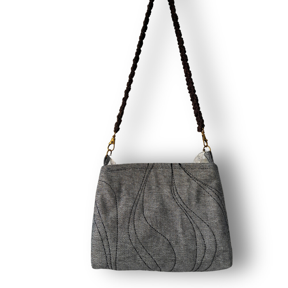 Mini Bolsa Artesanal de Tecido Mayara