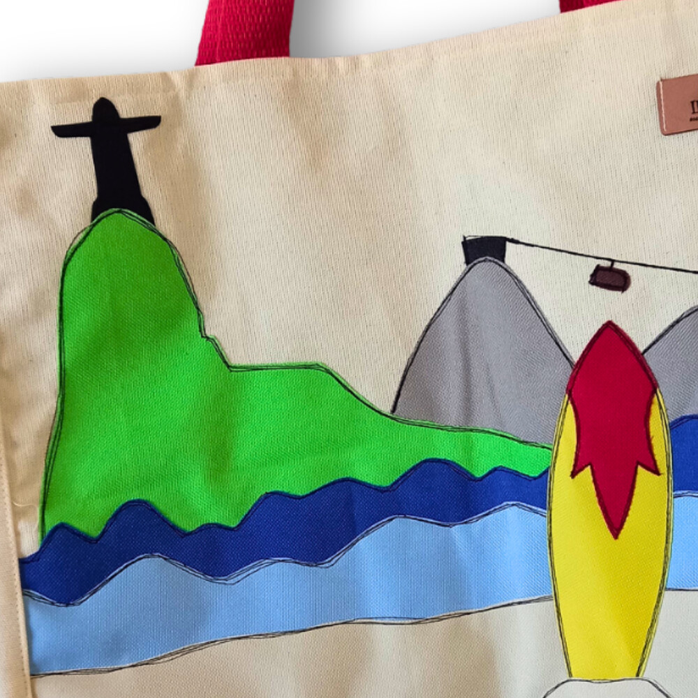 Bolsa Artesanal de Tecido Carioca