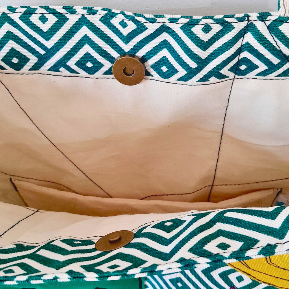 Bolsa Artesanal de Tecido Maria Bonita