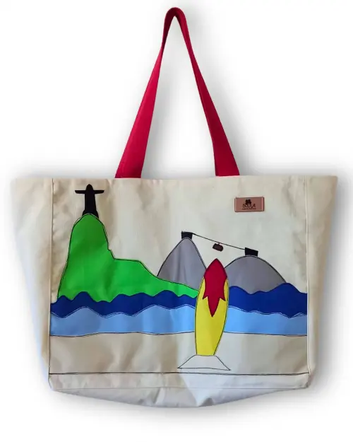 Bolsa Artesanal de Tecido Carioca