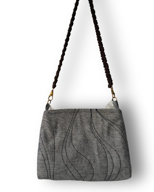 Mini Bolsa Artesanal de Tecido Mayara
