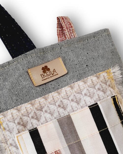 Bolsa Artesanal Feminina Feita no Tecido Jeans