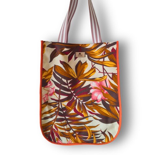 Bolsa Artesanal Feminina De Tecido Estampado Renata