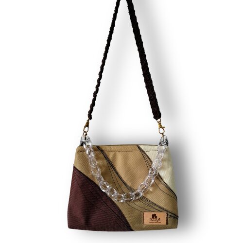 Mini Bolsa Artesanal de Tecido Mayara