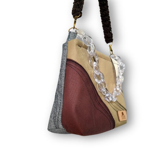 Mini Bolsa Artesanal de Tecido Mayara