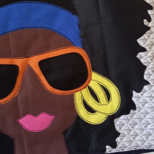 Maxi Bolsa Artesanal de Tecido Feminina Africanidade