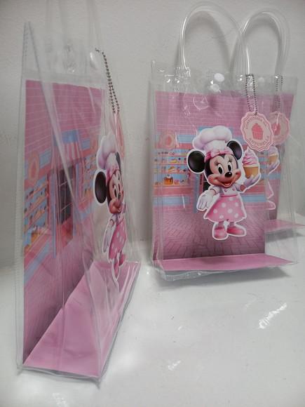 28 Sacolinha personalizada Transparente Pvc
