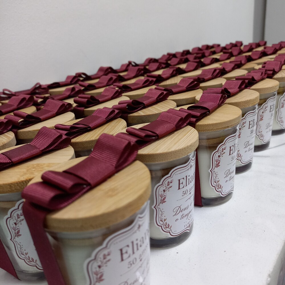 20 Velas Personalizada no Copinho
