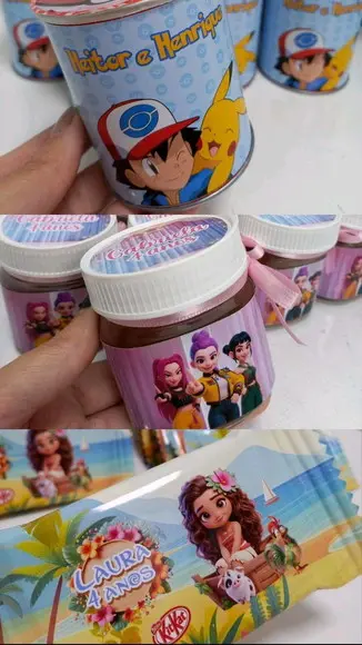 Kit 12 Nutela ,12 Batata e 12 Kitkat