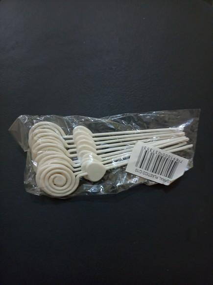 Espiral Plástico Porta Recados p/ Artesanato 100 Peças